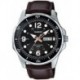 Reloj MTD 100L 5AVDF Casio MTD100L 5AV Men's Black Dial Brown Leather Watch 50M