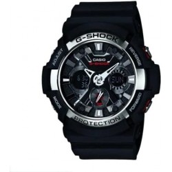 Reloj Round Casio GA200 1A Men's Analouge Watch World Time Function
