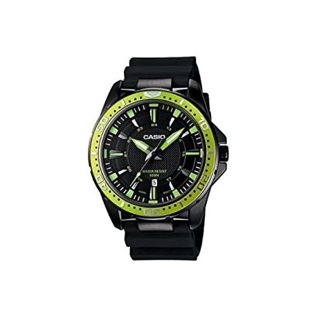 Reloj MTD 1072 3AVDF A619 Casio Men's Mtd1072 3av Black Quartz Sport Watch Dial