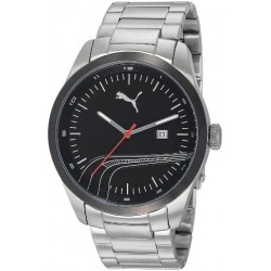 Reloj PU102531004 Puma Stripe Black Silver Watch