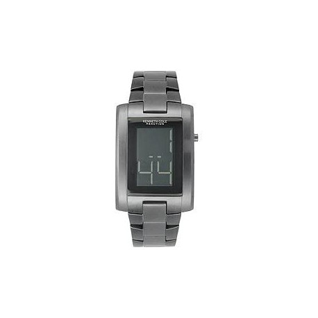 Reloj KC3720 Kenneth Cole Men's Reaction Black Silver Tone Bracelet Watch