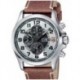 Reloj 1869 Luminox Silver Dial Stainless Steel Leather Chrono Automatic Men's Watch A.1869