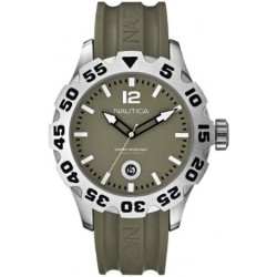 Reloj A14618G Nautica Mens BFD 100 Green Resin Watch