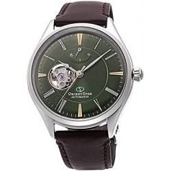 Reloj RK AT0202E Orient Star Men's Leather Classic Semi Skeleton Watch Shipped from Japan