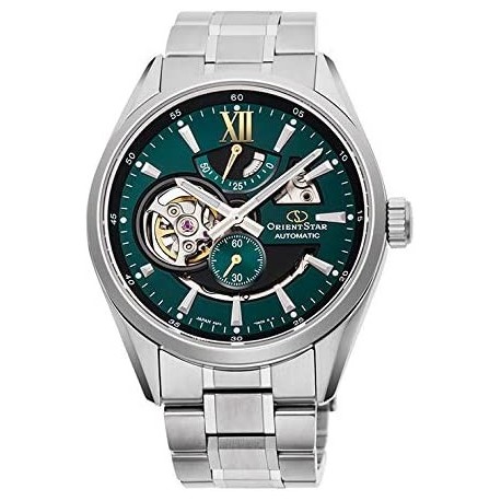 Reloj RK AV0114E Orientstar Men's Modern Skeleton Automatic Watch, Silver Wristwatch Shipped from Japan