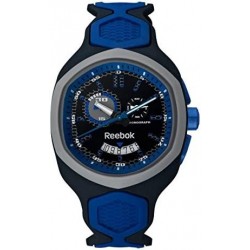 Reloj RF SHB U6 PNIN NL Reebok Hexablade Chrono Men's Date Watch Black Blue Shark Gray