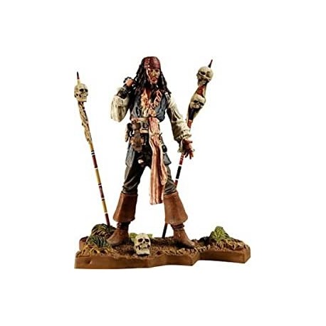 Figura NECA Pirates the Caribbean Dead Man's Chest Series 3 Cannibal Jack Sparrow Action Figure