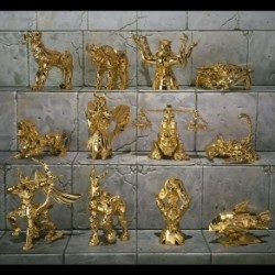 Figura Saint Seiya Appendix Mini Gold Cloths Objects 12 JAPAN