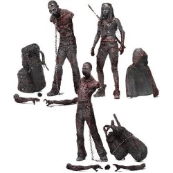 Figura McFarlane Toys The Walking Dead TV Series 3 Bloody Black White Michonne Pet Zombie Action Figure, Pack