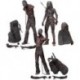 Figura McFarlane Toys The Walking Dead TV Series 3 Bloody Black White Michonne Pet Zombie Action Figure, Pack