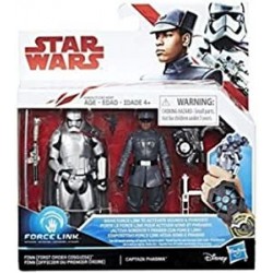 Figura Star Wars Force Link Finn First Order Disguise & Captain Phasma Pack