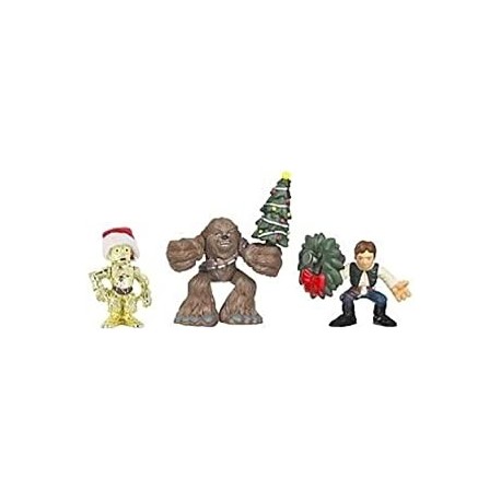 Figura Han Solo, Chewbacca, C 3PO Stocking Stuffers Star Wars Galactic Heroes Toy