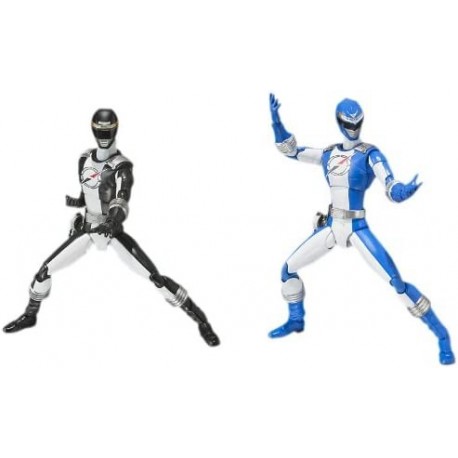 Figura Bandai Tamashii Nations Overdrive Ranger Power Rangers Operation S.H.Figuarts Action Figure, Blue Black