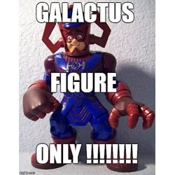 Figura Marvel Superhero Squad Mega Pack Galactus & Human Torch