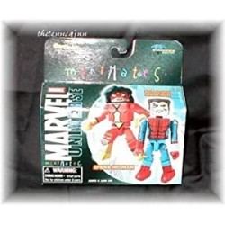 Figura Marvel Universe Minimates SPIDER WOMAN & RIOT ATTACK MAN