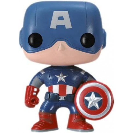 Figura Funko Pop Marvel Bobble Avengers Capt. America
