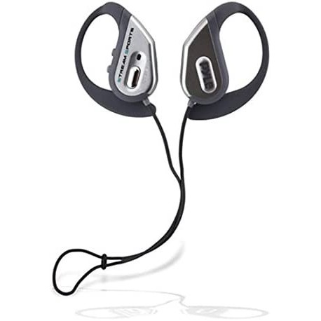 Audífonos Bluetooth Active Sports Waterproof Headphones Marine Water Resistant Headset Wireless Earbuds w Microphone, Handsfree Call, Rechargeable Battery, Ear Hook Style Pyle PWBH18SL Silver