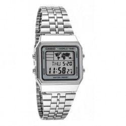 Reloj Casio A500wa-7 Para Caballero Pulso Acero Inoxidable