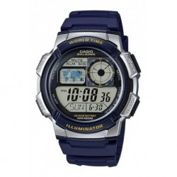 Reloj Casio Hombre Ae-1000w-2a Deportivo Azul Original