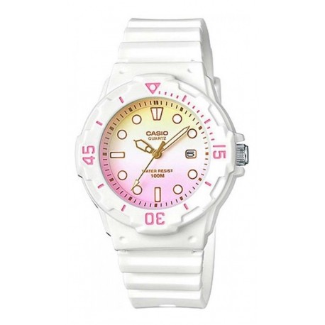Reloj Casio Lrw 200h 4e2 Para Dama Blanco Original