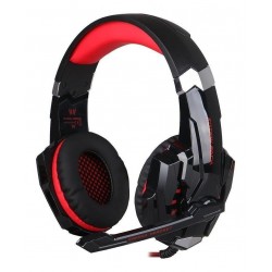 Audífonos gamer Kotion Each G9000 black y red
