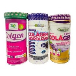 X3 Colágenos En Polvo En Tarro