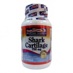 Shark Cartilage 750mg (100 Cap) Cartílago De Tiburon Healthy