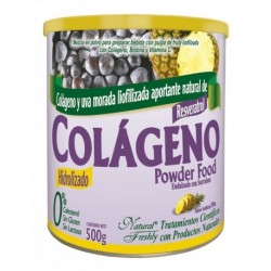 Colageno Hidrolizado Resveratrol Biotina 500 Gr Piña