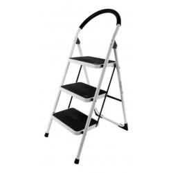 Escalera Plegable De Acero 3 Peldaños