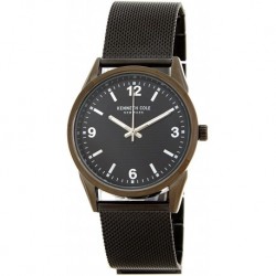 Reloj 10030782 Kenneth Cole New York Black Stainless Steel H (Importación USA)