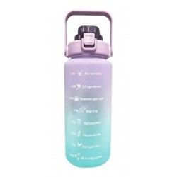 Termo Motivacional De Agua 2lts Botella Deportiva Horas