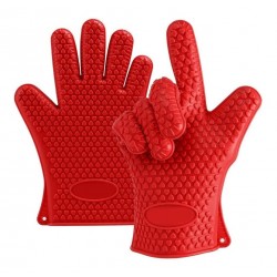 ¡ Guantes Bbq Parrilla Cocina Horno Resiste Calor !!