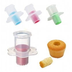 ¡ Setx4 Sacabocados Para Cupcakes Descorazonadores !!