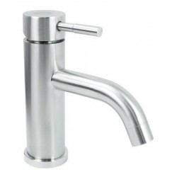 Grifo Llave Mezclador Lavamanos Acero Inoxidable 2 Mangueras