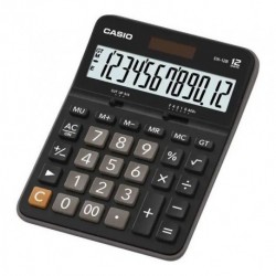 Calculadora Practica Casio 12 Dígitos Negra