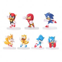 Sonic The Hedgehog Colección X 7 Figuras En Bolsa