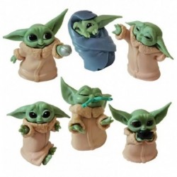 Figura X 6 Baby Yoda Mandalorian + Obsequio