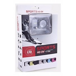 Cámara Sports Hd Dv 1080p H.264 Full Hd Sumerjible A Gua 30m