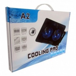 Base Refrigerante Cooling Pad A2, 5 Niveles 2 Ventiladores