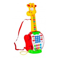 Guitarra Jirafa Con Teléfono Mi Primera Enseñanza Cy-6020c