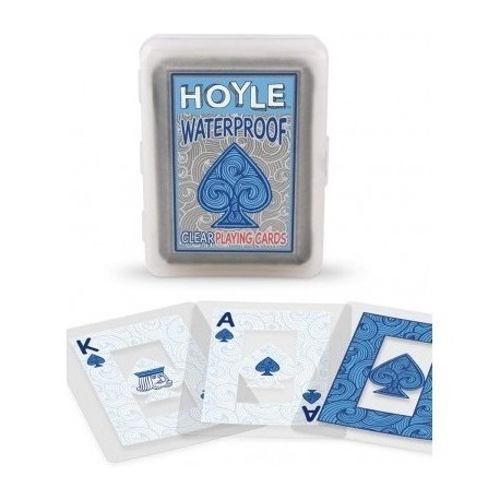 Juego De Cartas Naipes Hoyle De Plástico Transparente