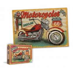 Rompecabezas X 1000 Piezas Retro Vintage Moto