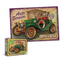 Rompecabezas X 1000 Piezas Retro Vintage Carro