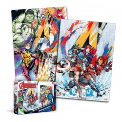 Rompecabezas X 2 Unidades 500 Piezas Avengers