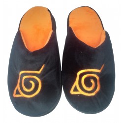 Naruto Pantuflas Bordadas Logo Konoha Aldea De La Hoja