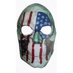 Mascara La Purga Asesino Payaso Halloween Bandera Americana