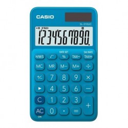 Calculadora Casio Viajera 10 Dígitos Azul