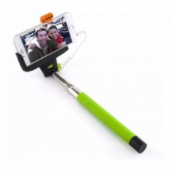 ¡ Monópodo Bluetooth Verde Bastón Selfie Disparador !!