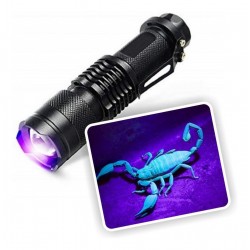 Linterna Uv 395nm Luz Led Ultravioleta Potente Portable