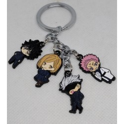 Jujutsu Kaisen Llavero Gojo Sukuna Nobara Metálico